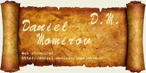 Daniel Momirov vizit kartica